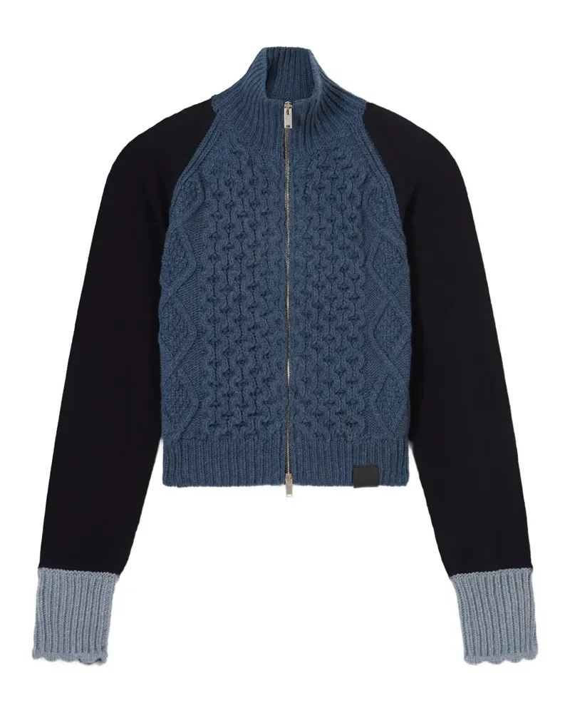 Stella McCartney Cardigan mit Zopfmuster - Blau Blau