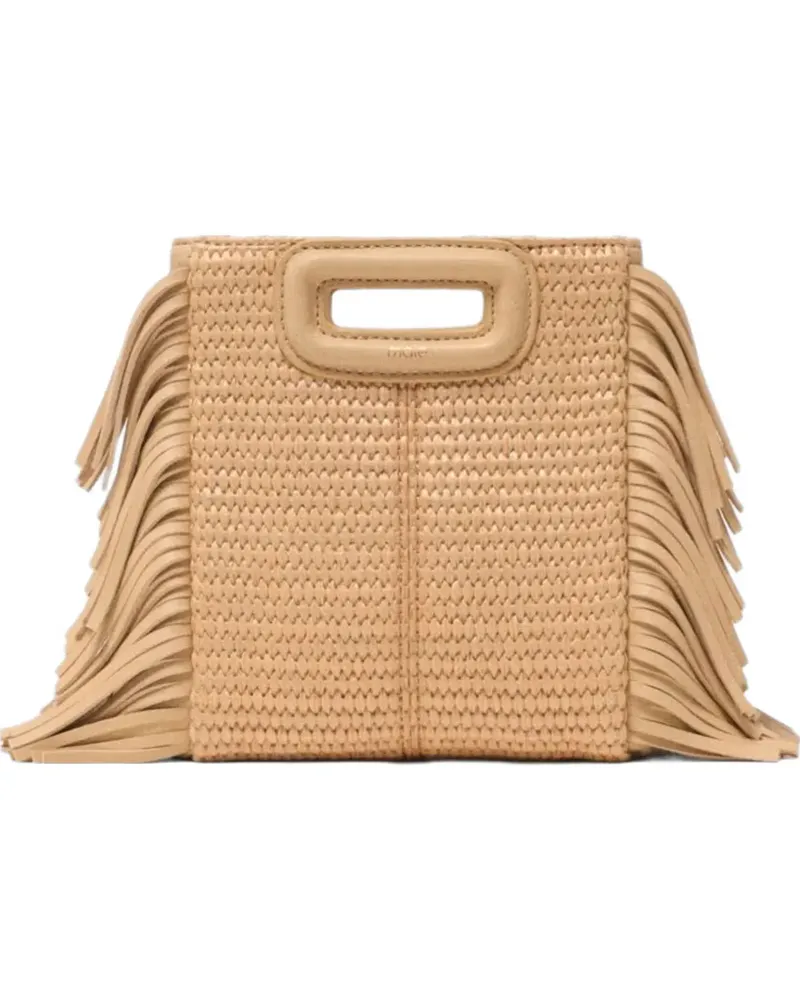 Maje braded shoulder bag - Nude Nude