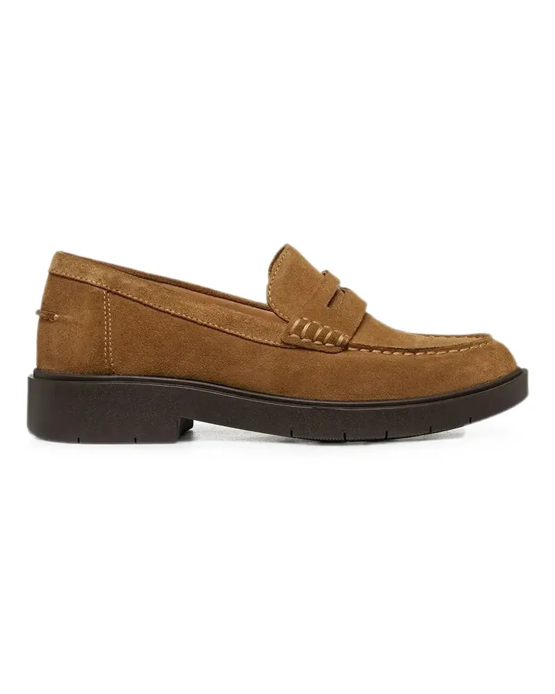 Geox Spherica EC1 Loafer aus Wildleder - Braun Braun