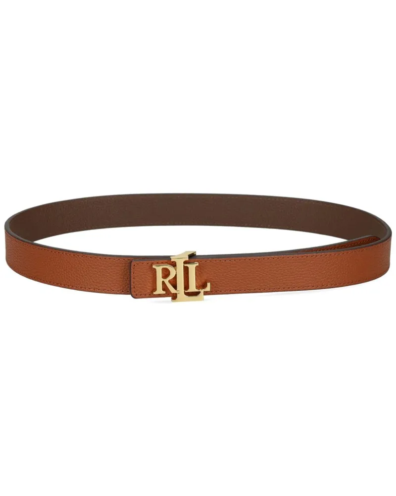 Ralph Lauren Ledergürtel mit Logo-Schnalle - Braun Braun
