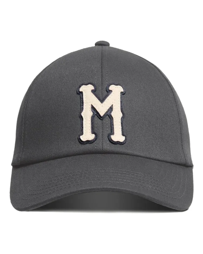 Moncler Baseballkappe mit Logo-Patch - Grau Grau