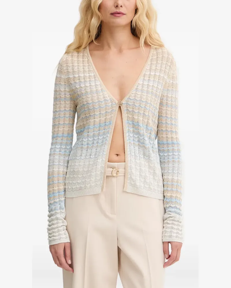 Guess Cardigan mit Zickzackmuster - Nude Nude