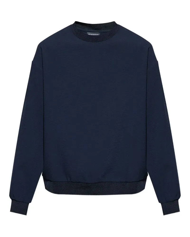Emporio Armani crew-neck sweatshirt - Blau Blau