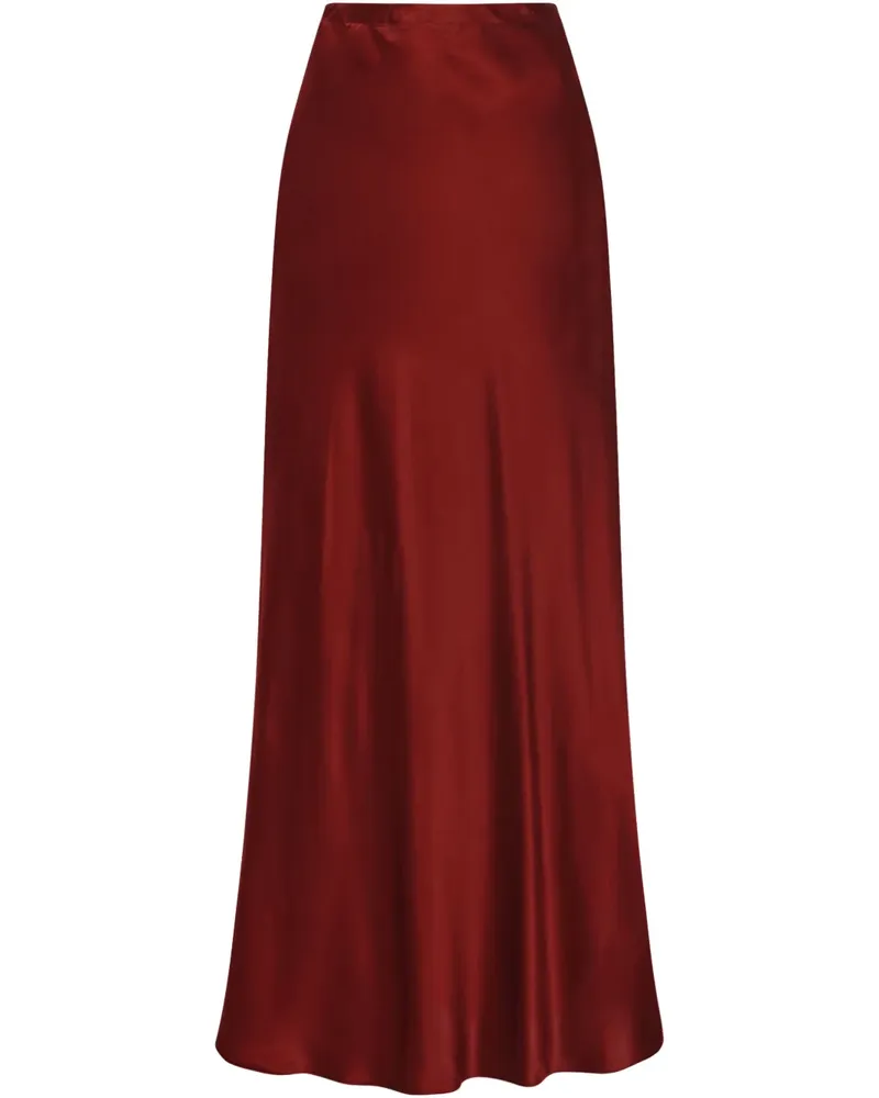 Rosetta Getty Maxirock mit Bias-Schnitt - Rot Rot