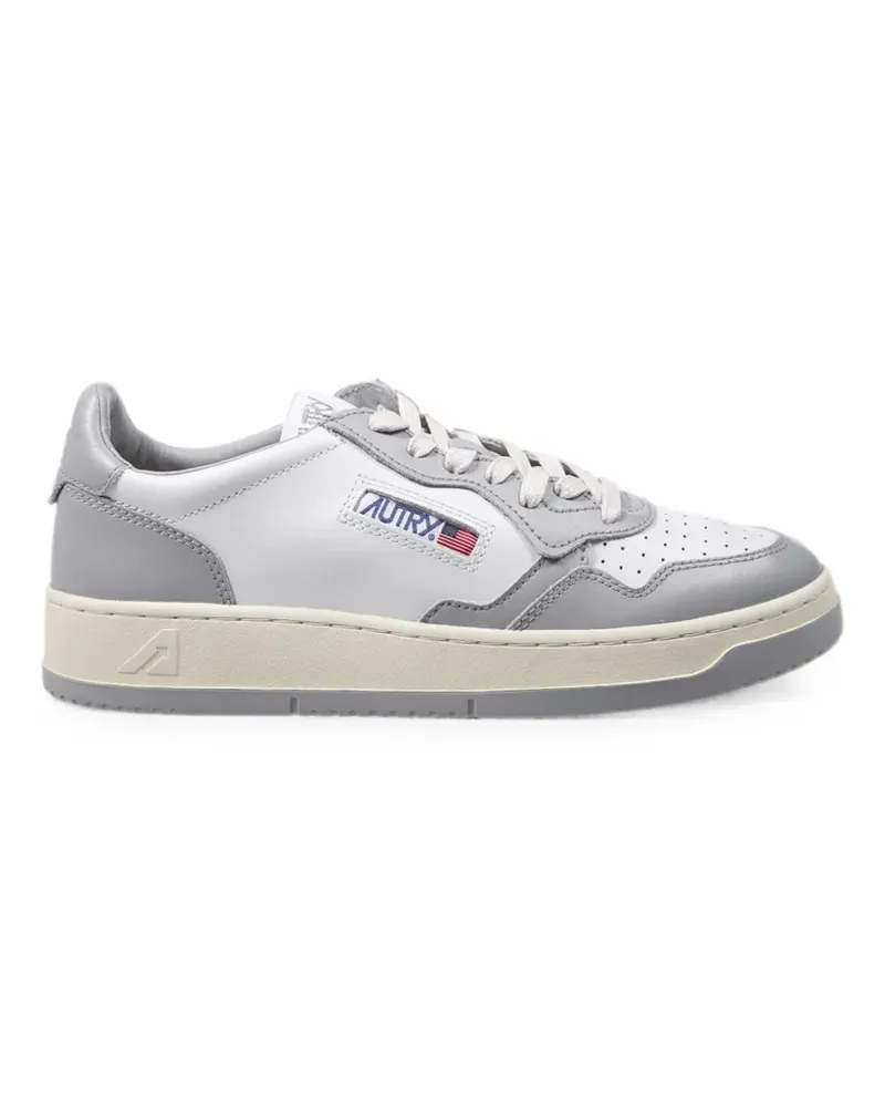 AUTRY Medalist perforated panelled sneakers - Weiß Weiß