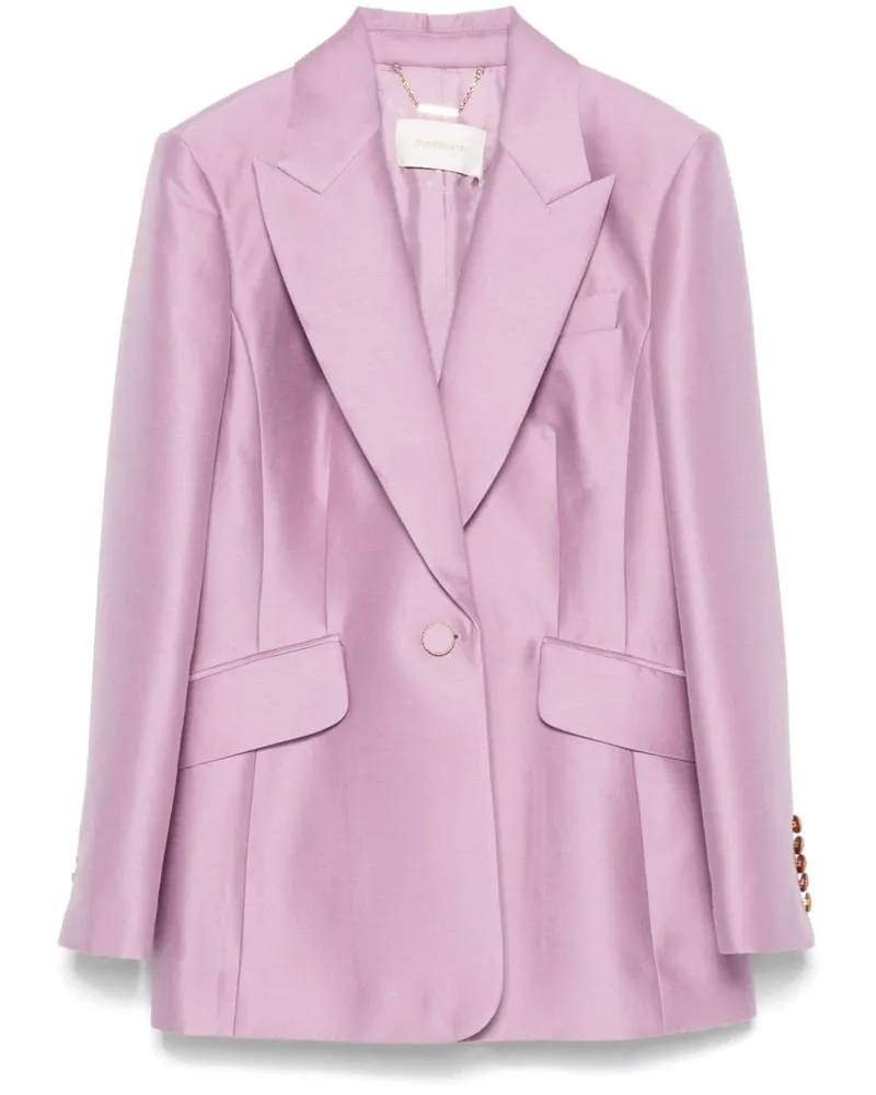 Zimmermann Illustration Blazer - Rosa Rosa