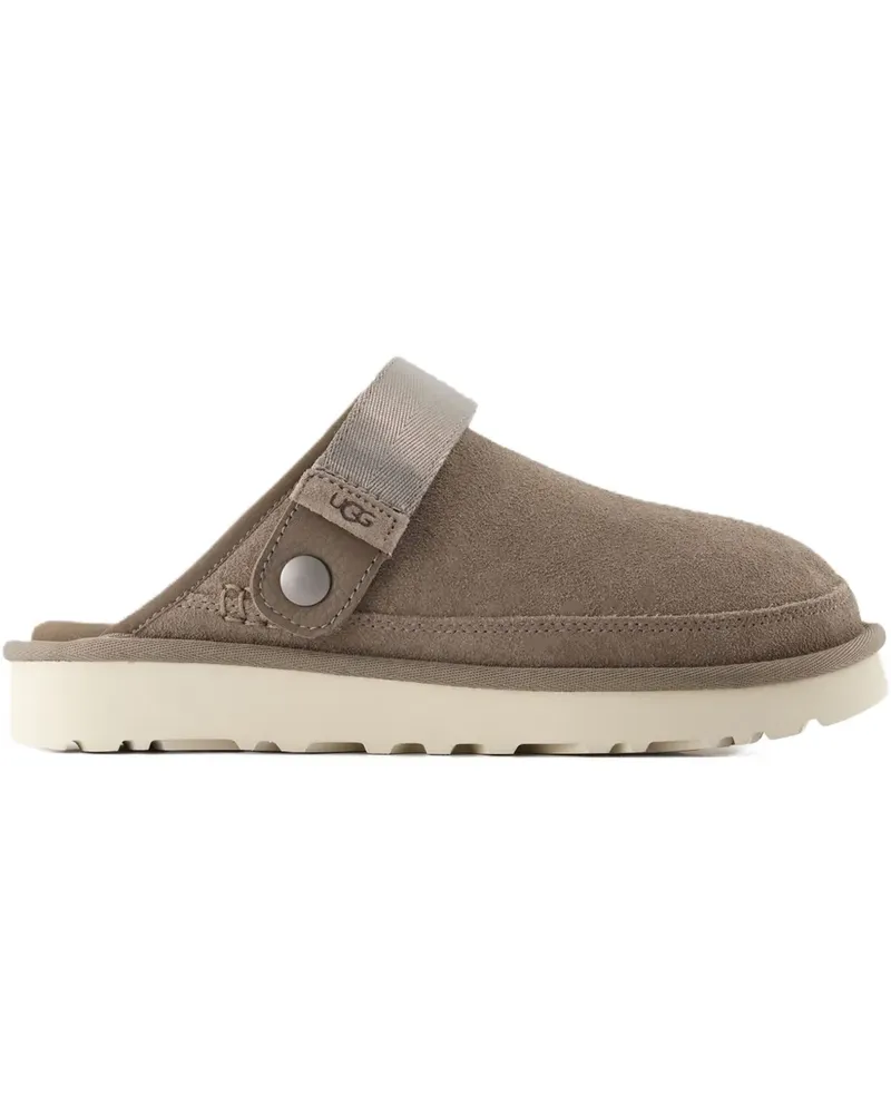 UGG Goldencoast Clogs aus Wildleder - Nude Nude