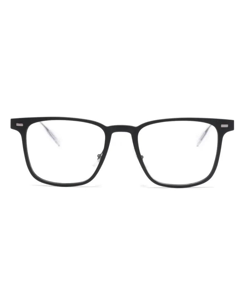 Montblanc Brille mit eckigem Gestell - Schwarz Schwarz