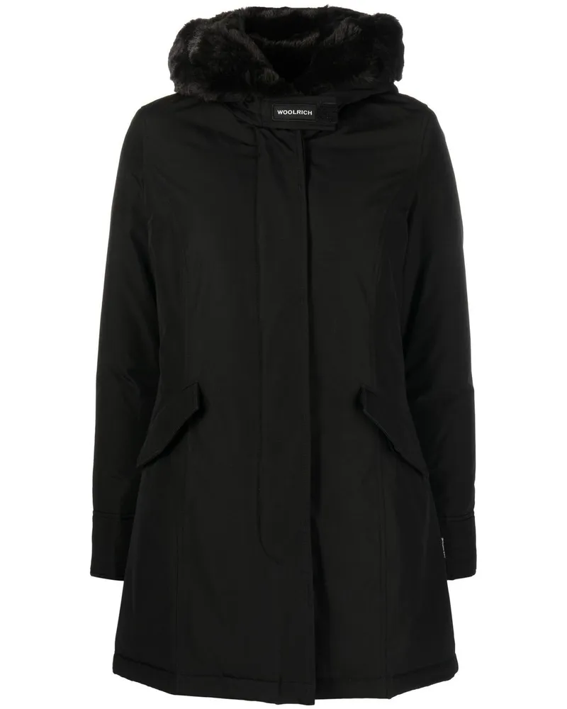 Woolrich Beaker Kapuzenparka - Schwarz Schwarz