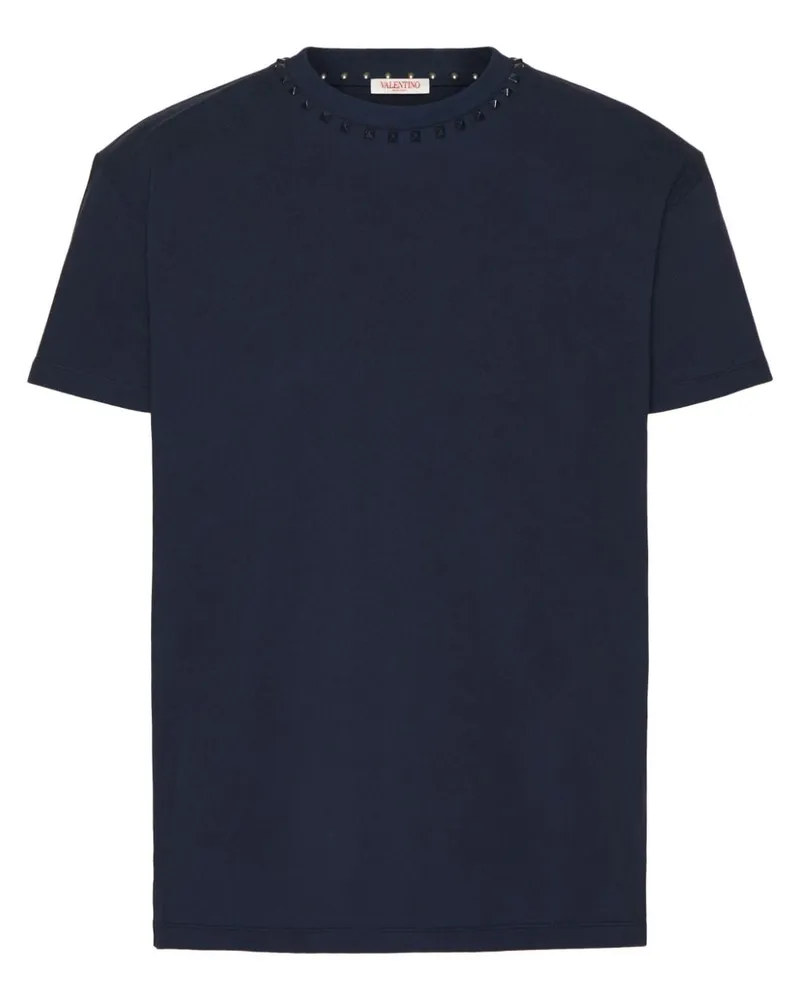 Valentino Garavani Untitled Studs T-Shirt - Blau Blau