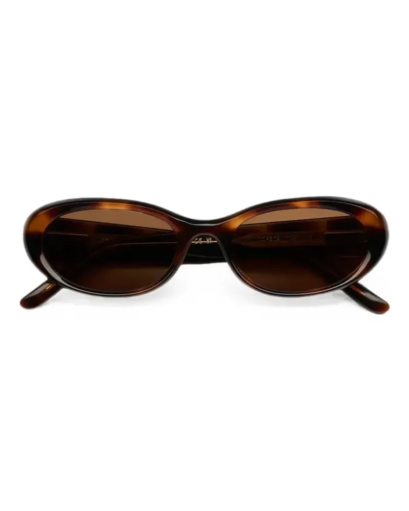 CHIMI 09 Sonnenbrille mit ovalem Gestell - Braun Braun