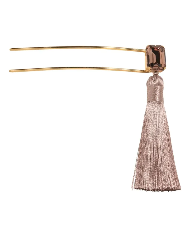 Jennifer Behr Francine Haarnadel mit Quasten - Rosa Rosa