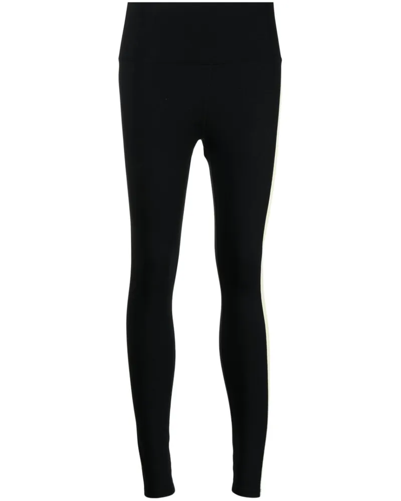 P.E. NATION Zweifarbige Dedication Leggings Schwarz