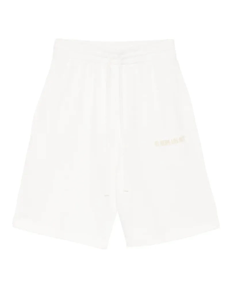 IH NOM UH NIT logo-print knee-length shorts - Weiß Weiß