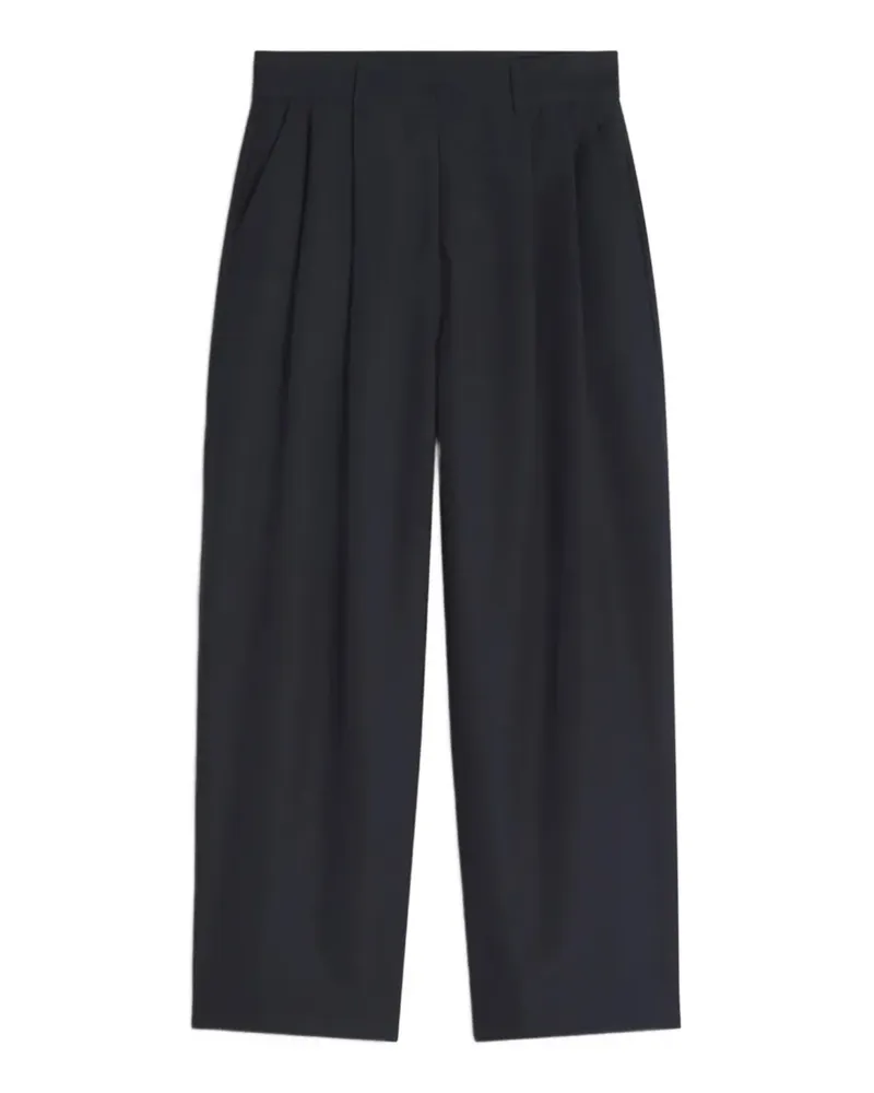 Kitsuné pleated wide-leg trousers - Blau Blau