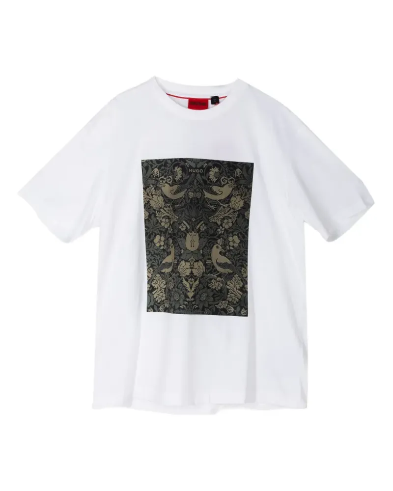 HUGO BOSS graphic T-shirt - Weiß Weiß