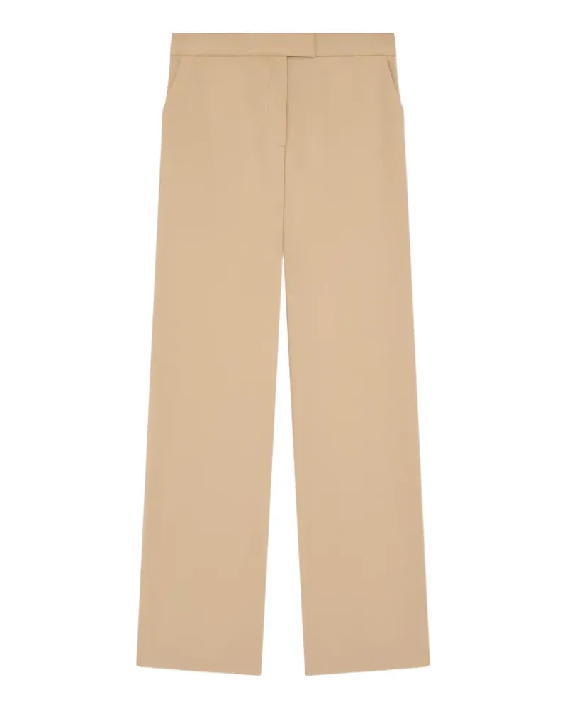 LARDINI Straight-Leg-Hose aus Gabardine - Nude Nude