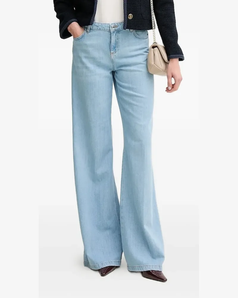 Ermanno Scervino Jeans mit Logo-Patch - Blau Blau