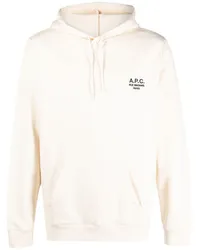 A.P.C. Hoodie mit Kordelzug Nude