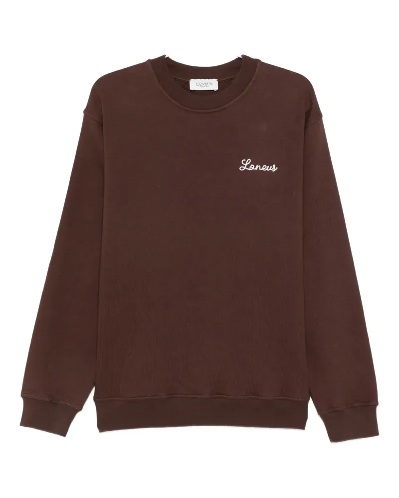 Laneus logo-embroidered sweatshirt - Braun Braun