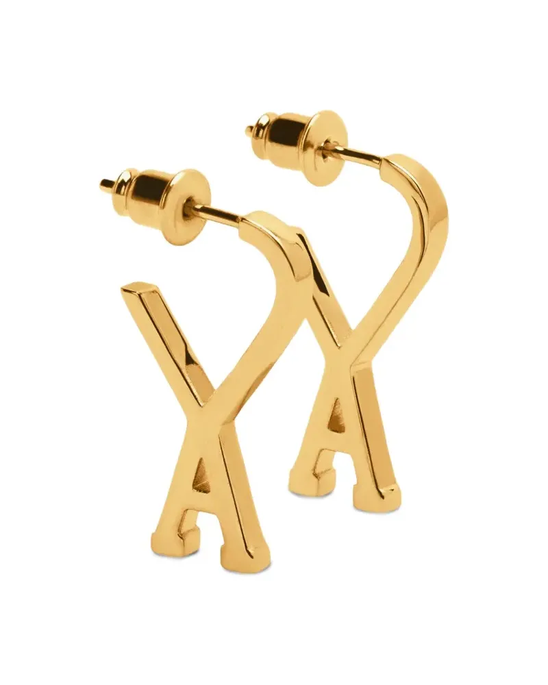 AMI Paris Kleine Ami de Coeur Creolen - Gold Gold