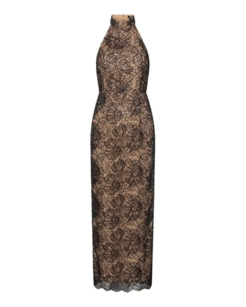 ROTATE Birger Christensen Neckholder-Kleid aus Spitze - Schwarz Schwarz
