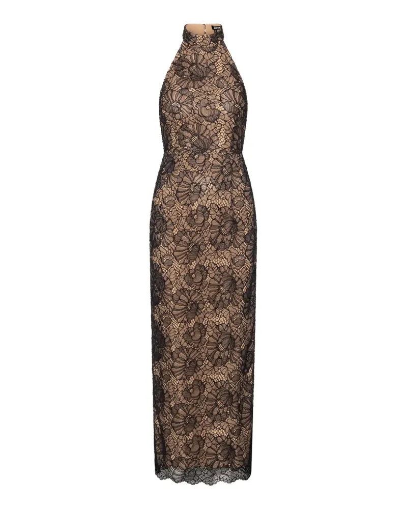ROTATE Birger Christensen Neckholder-Kleid aus Spitze - Schwarz Schwarz