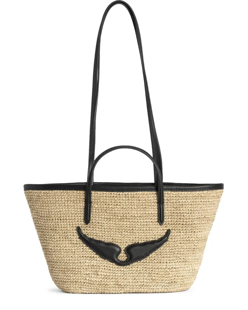 Zadig & Voltaire Mini Wings Korbtasche - Nude Nude
