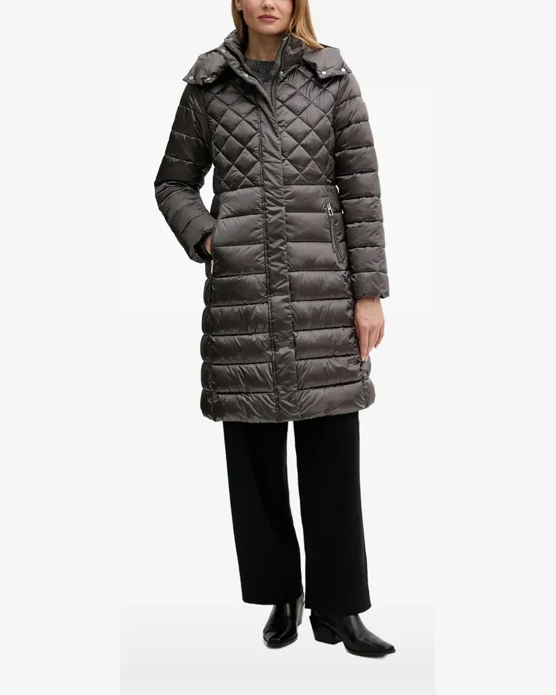 JOOP! Constance quilted-design coat - Grau Grau