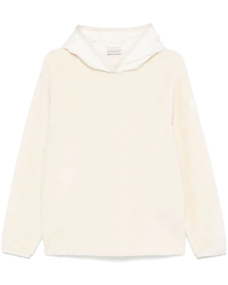 Moncler Hoodie aus Fleece - Weiß Weiß