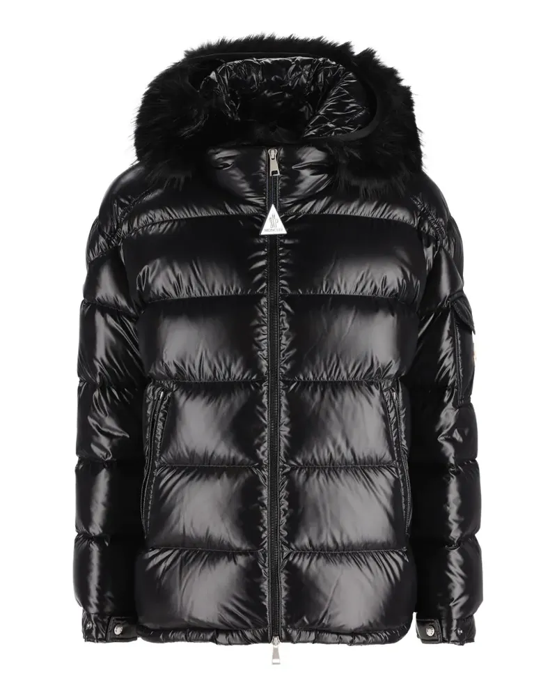 Moncler Hypolais faux-fur trim padded jacket - Schwarz Schwarz