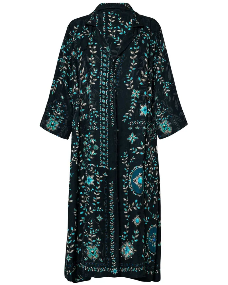 AGUA BENDITA Oceano Relicario Kaftan - Blau Blau