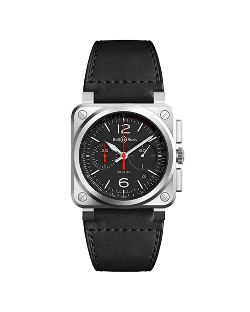 Bell & Ross BR 03-94 Black Steel 42mm - Schwarz Schwarz