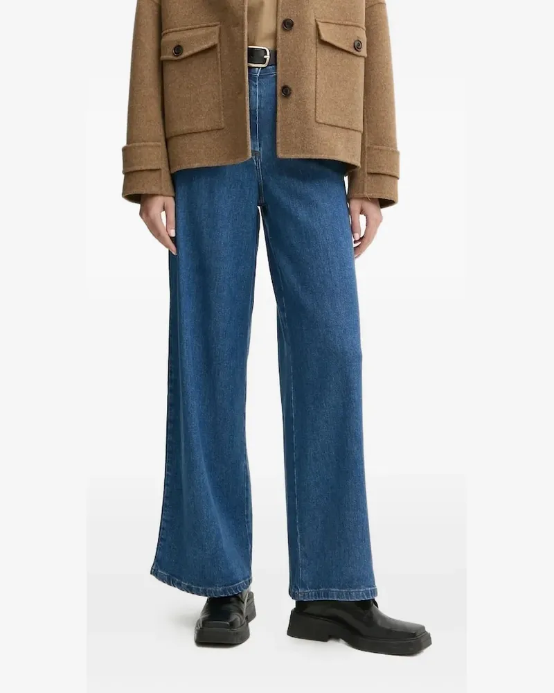 Sessùn Jeans mit hohem Bund - Blau Blau