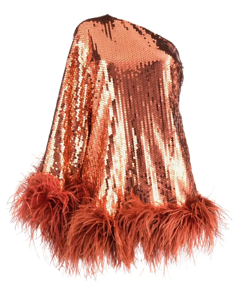 Taller Marmo Piccolo Ubud Paillettenkleid - Orange Orange