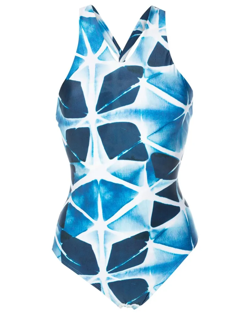 Lenny Niemeyer Badeanzug mit Print - Blau Blau