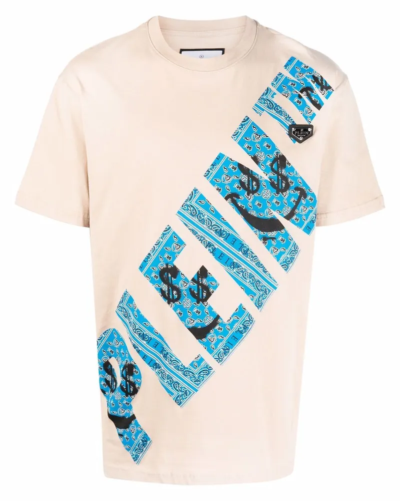 Philipp Plein T-Shirt mit Graffiti-Print - Nude Nude