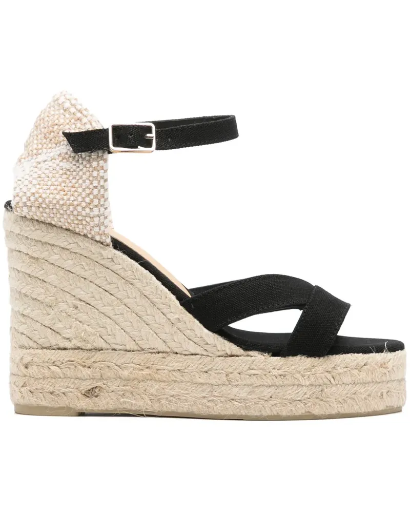 Castañer Bruna Espadrilles 110mm - Schwarz Schwarz
