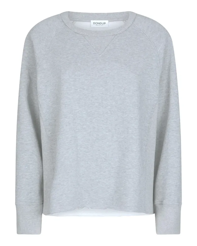 Dondup raw-hem crew-neck sweatshirt - Grau Grau