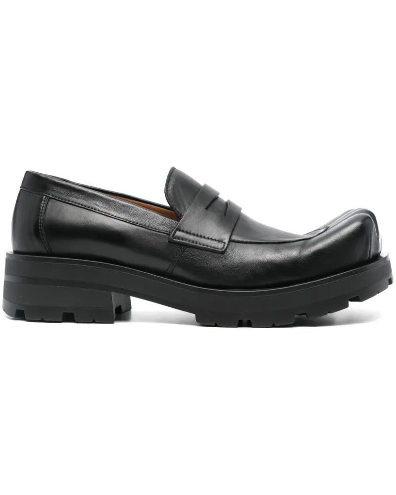 Charles Jeffrey Loverboy Sheathed Moggies Loafer mit Design-Kappe - Schwarz Schwarz