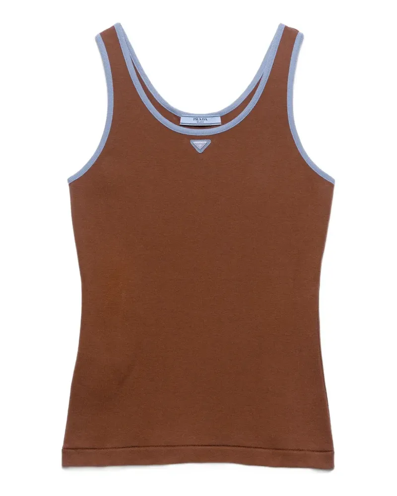 Prada old cotton tank top - Braun Braun