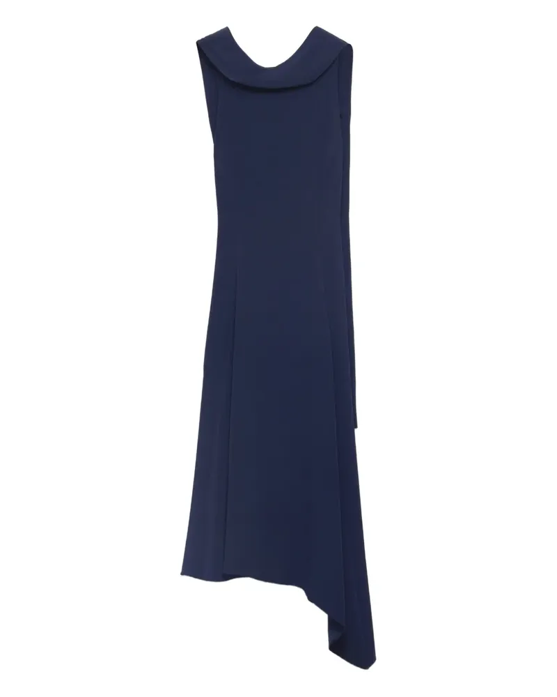 Prada Asymmetrisches Satinkleid - Blau Blau