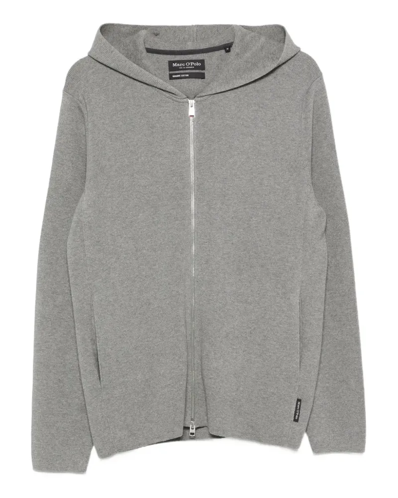 Marc O'Polo Cardigan mit Kapuze - Grau Grau