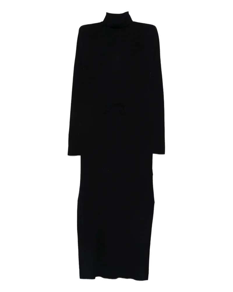 A.P.C. Geripptes Marianna Kleid mit Kordelzug - Blau Blau