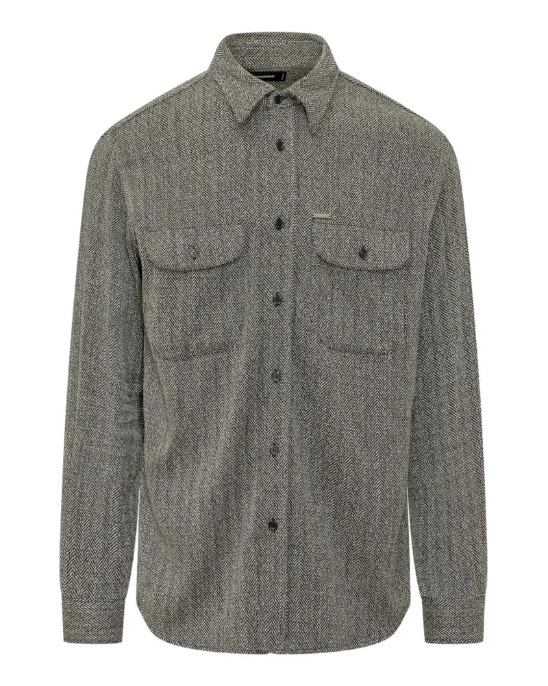 Dsquared2 Canadian shirt - Schwarz Schwarz