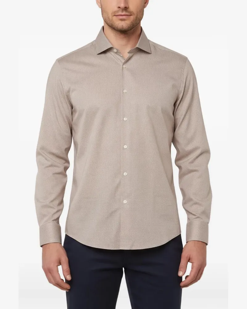 HUGO BOSS Jason slim-fit shirt - Nude Nude