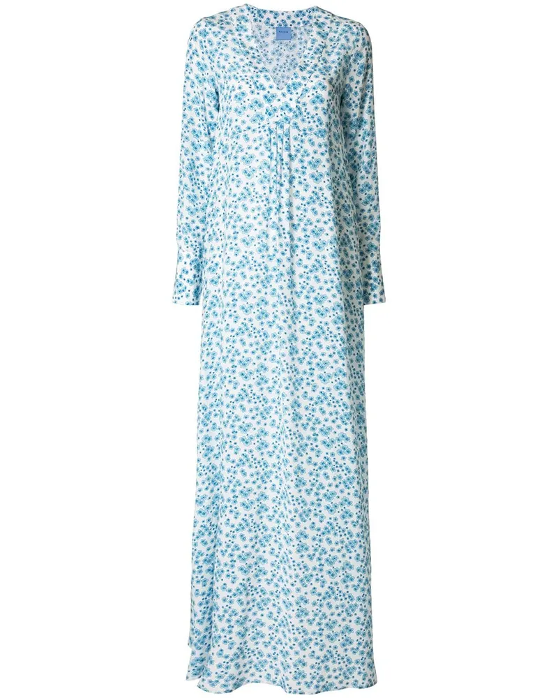 macgraw Kleid mit Blumen-Print Blau