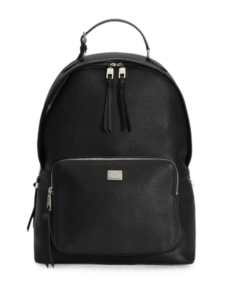 Dolce & Gabbana Vittoria calfskin backpack - Schwarz Schwarz