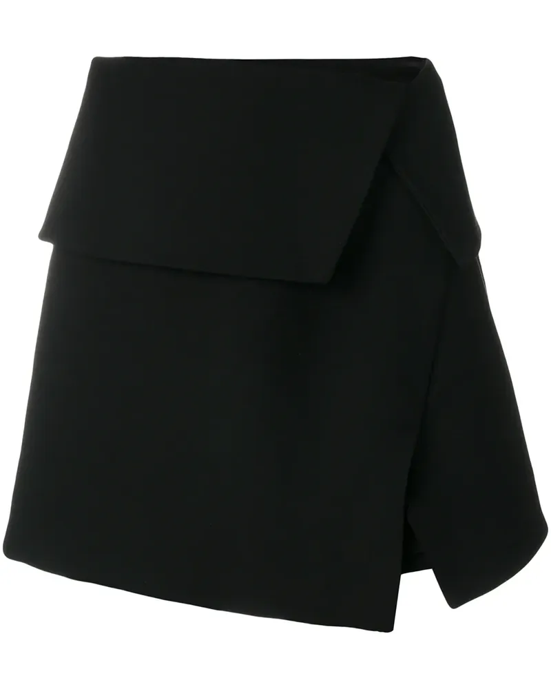 Balmain Asymmetrischer Rock - Schwarz Schwarz