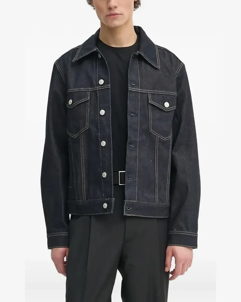 Marc O'Polo Jeansjacke mit Knopfverschluss - Blau Blau